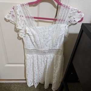 Miss selfridge white dress new with tag